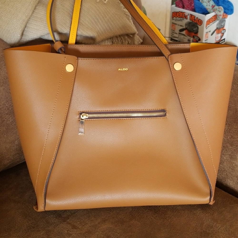 Cognac Aldo Tote - Picture 2 of 5